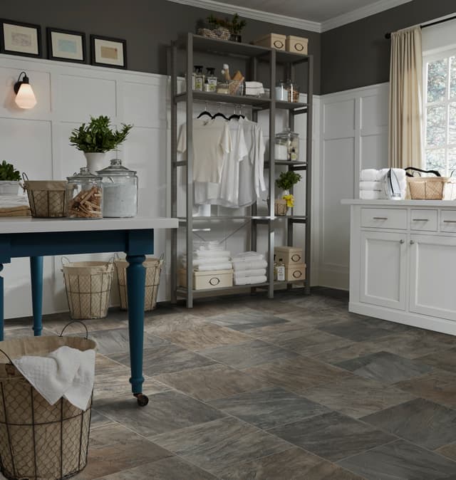 Luxury Vinyl Sheet Silver Cambridge Greystone 080030