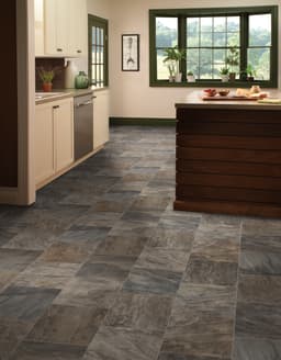 Luxury Vinyl Sheet Platinum Cambridge Greystone 130030 Roomscene