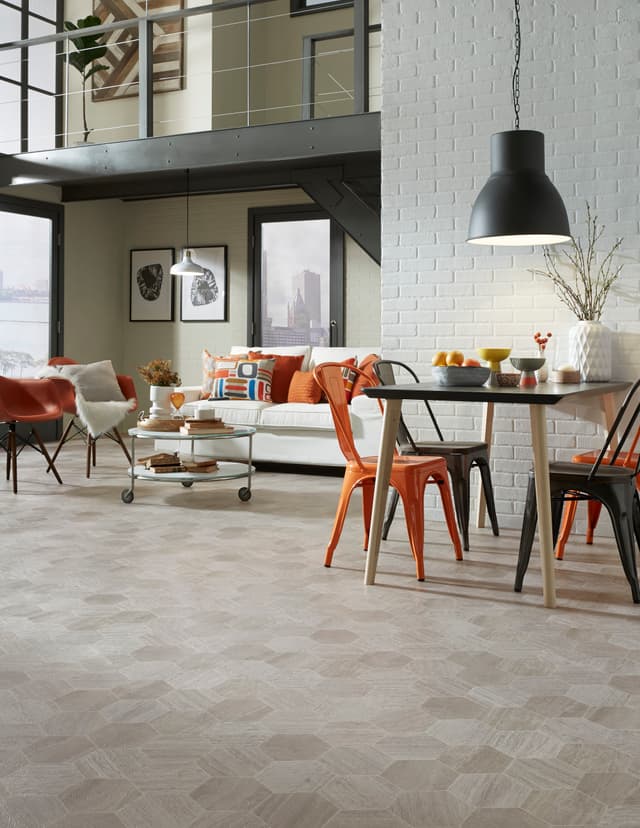 Luxury Vinyl Sheet Platinum Hive Honey 130381