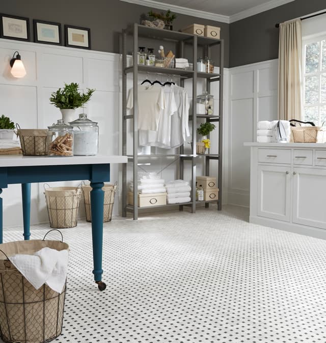 Luxury Vinyl Sheet Platinum Lattice Elderberry 130400