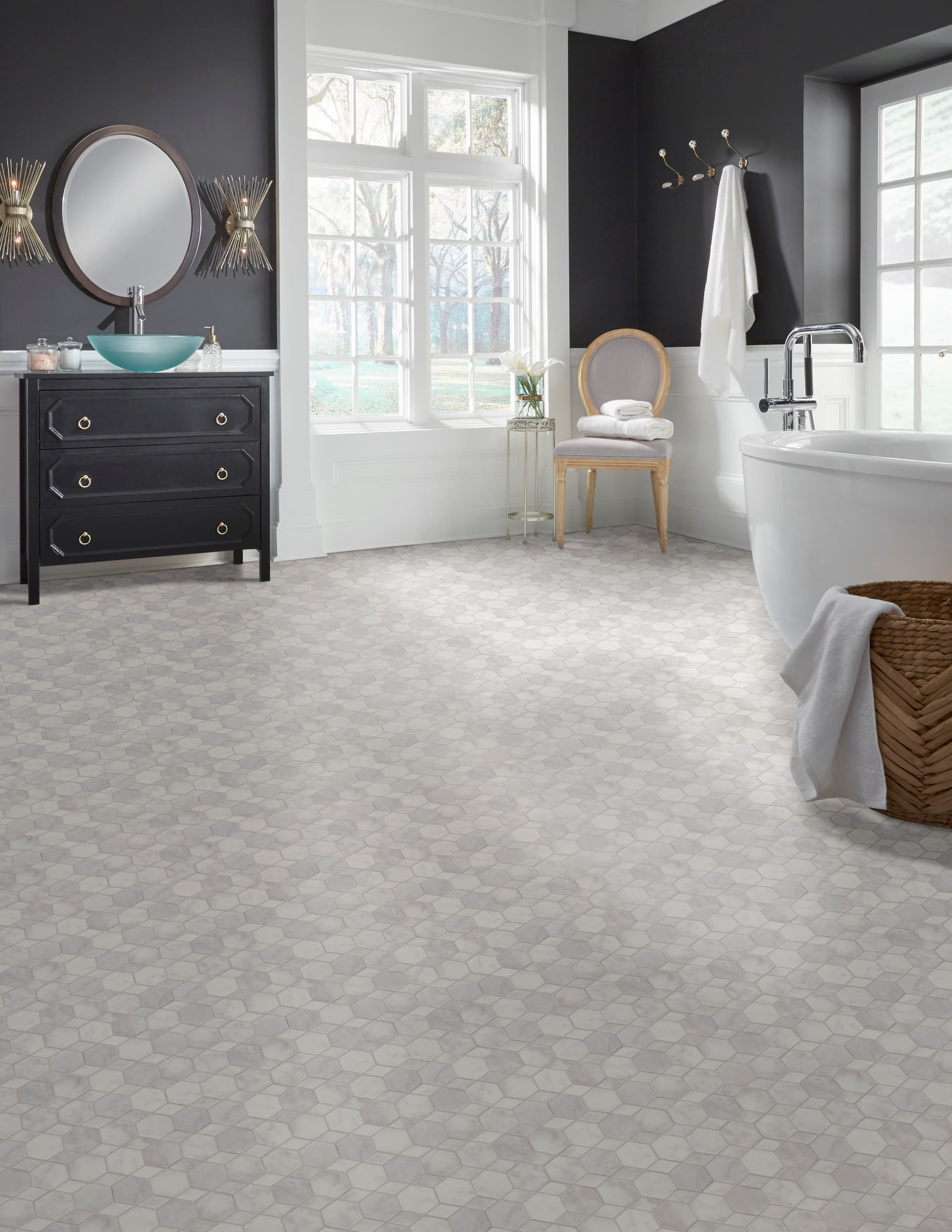 ミュージック LIDO Luxury Vinyl Sheet Silver Oceana Sand Dollar 080440 | Mannington
