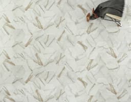 Luxury Vinyl Sheet Silver Carrara Ivory 080470 Prop