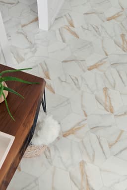 Luxury Vinyl Sheet Gold Carrara Ivory 100470 Vignette