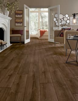 Laminate Restoration Collection® Blacksmith Oak Rust 28301 Roomscene
