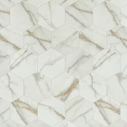 Luxury Vinyl Sheet Silver Carrara Ivory 080470 Swatch