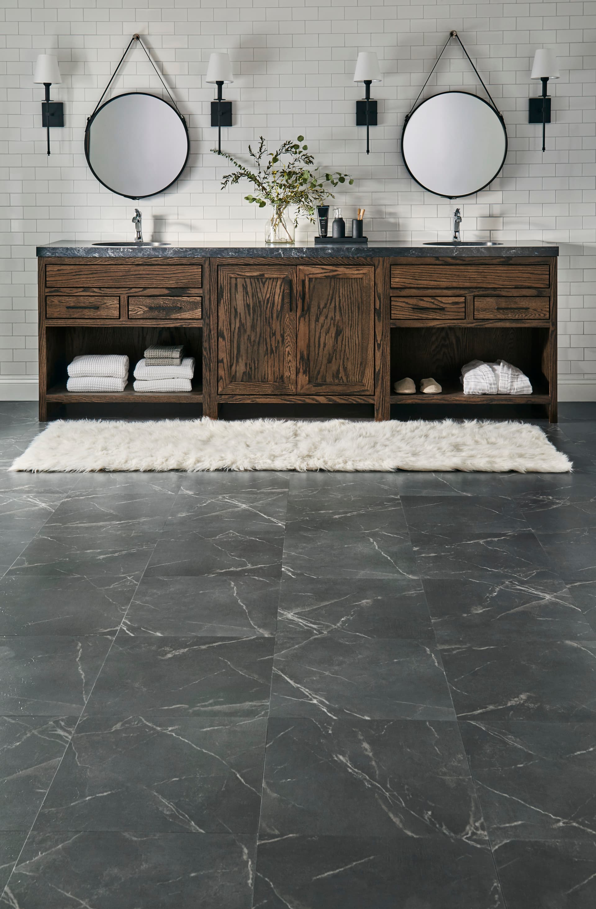 Luxury Vinyl ADURA®Flex Baltic Stone Storm FXT450 | Mannington