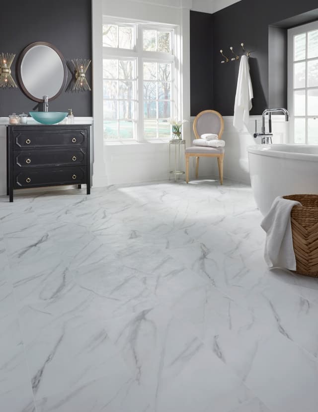 Luxury Vinyl ADURA®Flex Legacy White with Gray FXR120