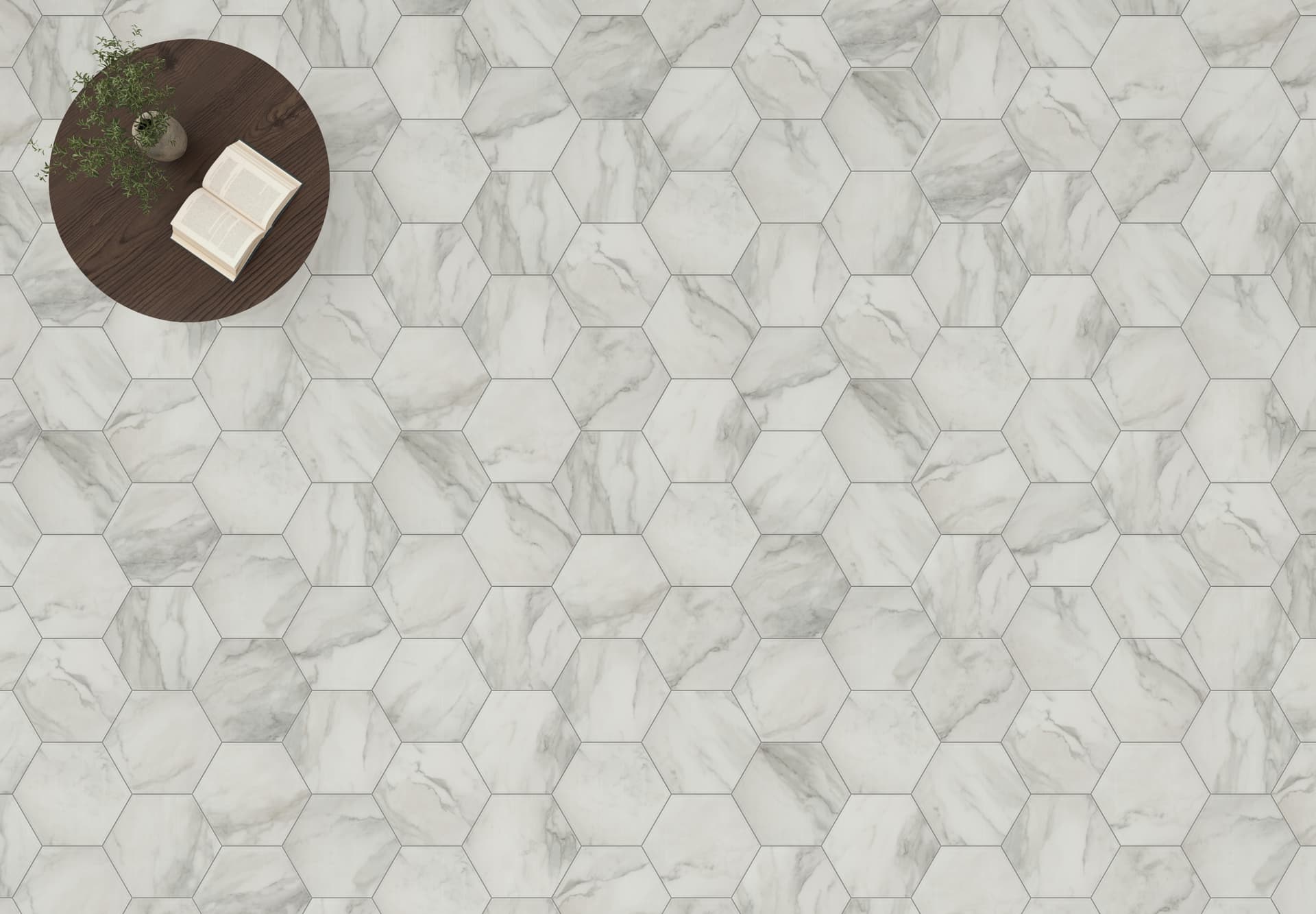 Luxury Vinyl ADURA®APEX Artemis Hexagon Cloud Cover APS140