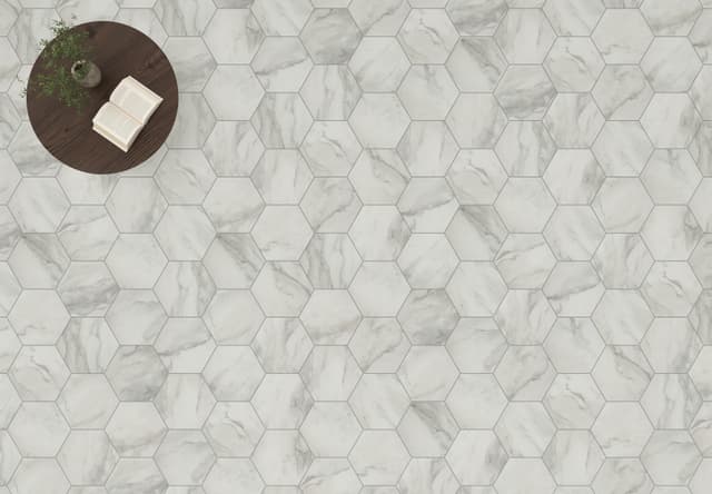Luxury Vinyl ADURA®APEX Artemis Hexagon Cloud Cover APS140
