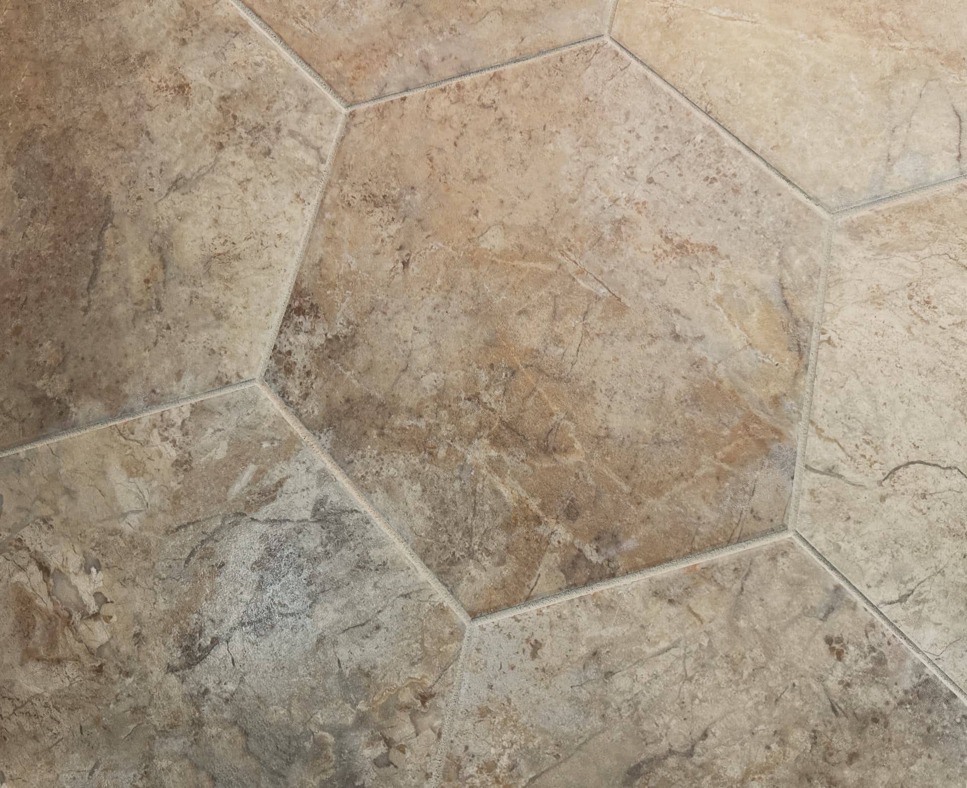 Luxury Vinyl ADURA®APEX Luxxe Hexagon Caviar APS200 | Mannington