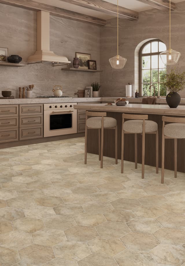 Luxury Vinyl ADURA®APEX Luxxe Hexagon Caviar APS200