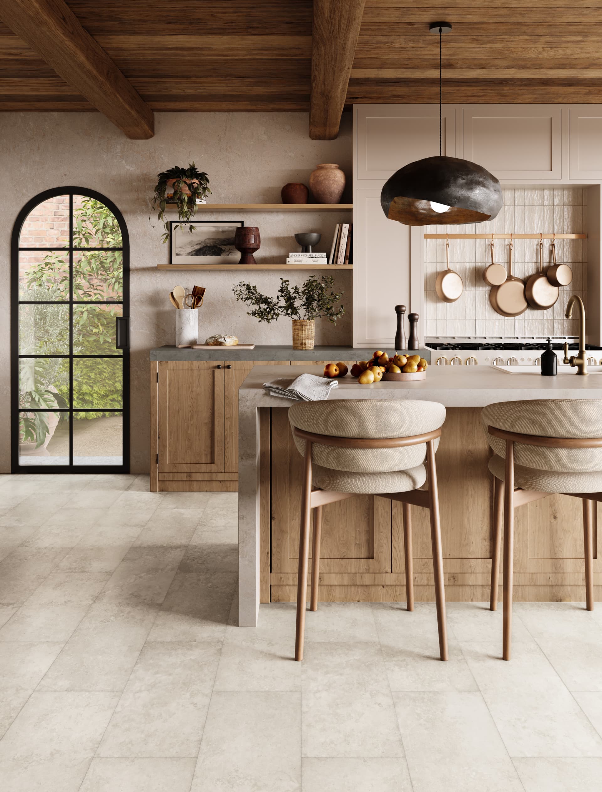 Luxury Vinyl ADURA®Flex Fresco Canvas FXR490 Roomscene 
