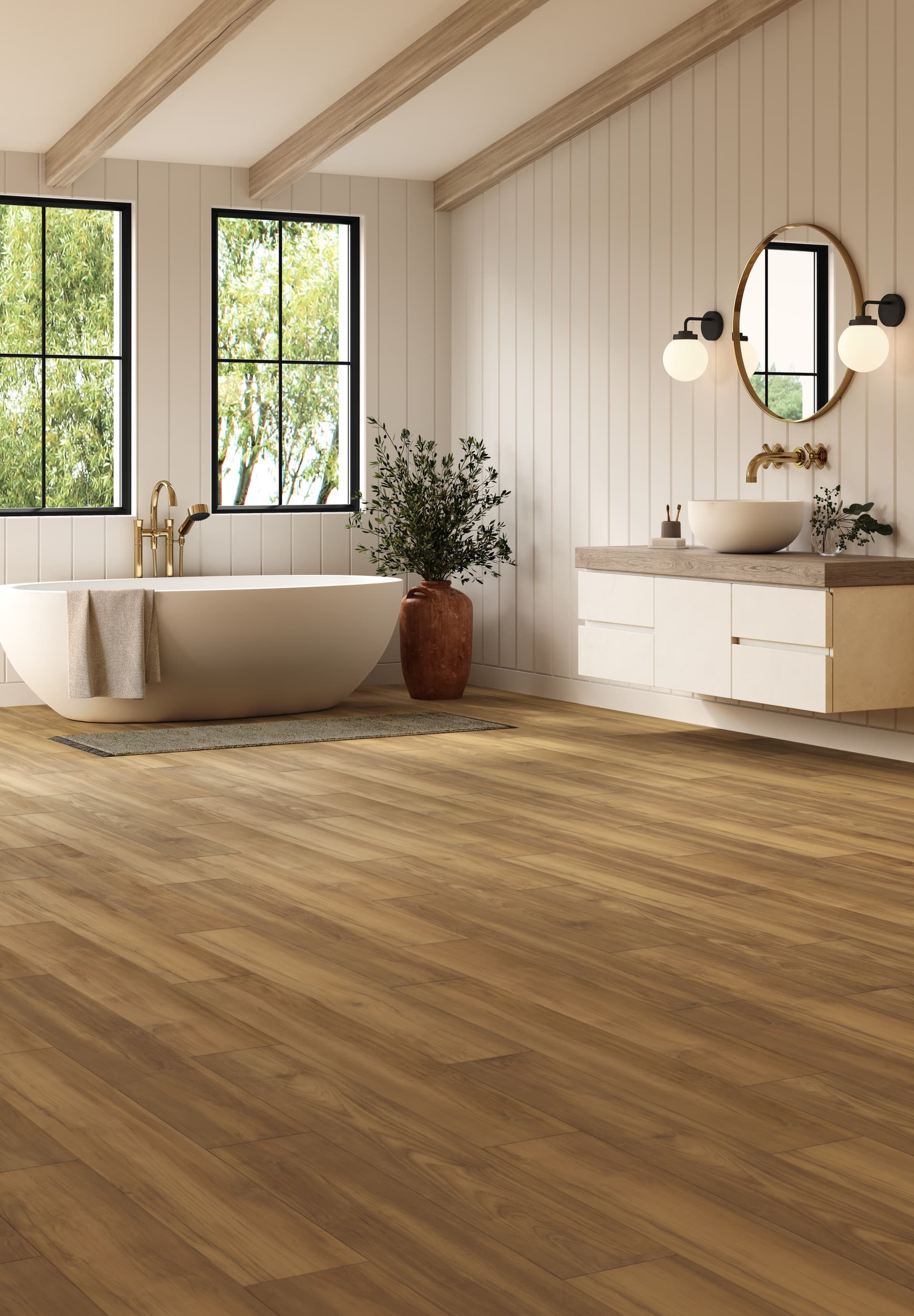 ラーホルアクティwinner Luxury Vinyl ADURA®PRO Rigid Cottage Clay RSP112 | Mannington