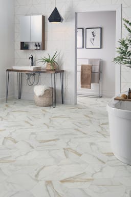Resilient Benchmark® Carrara Ivory 4190 Roomscene