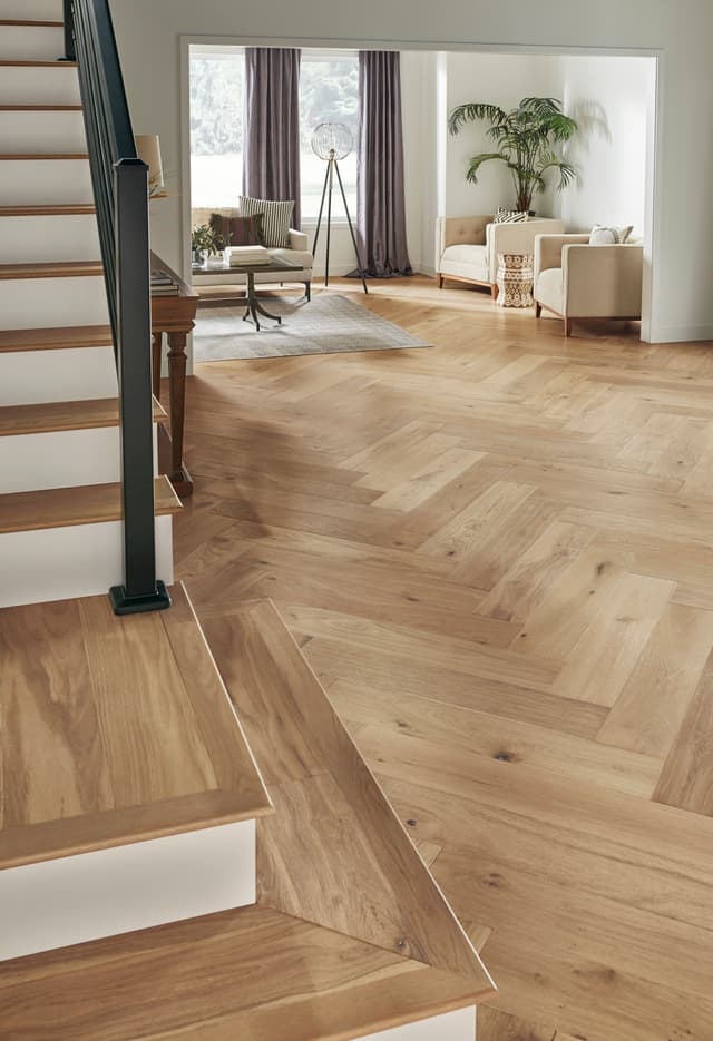 Hardwood Rustics Park City Herringbone Natural HPLS37NATF1