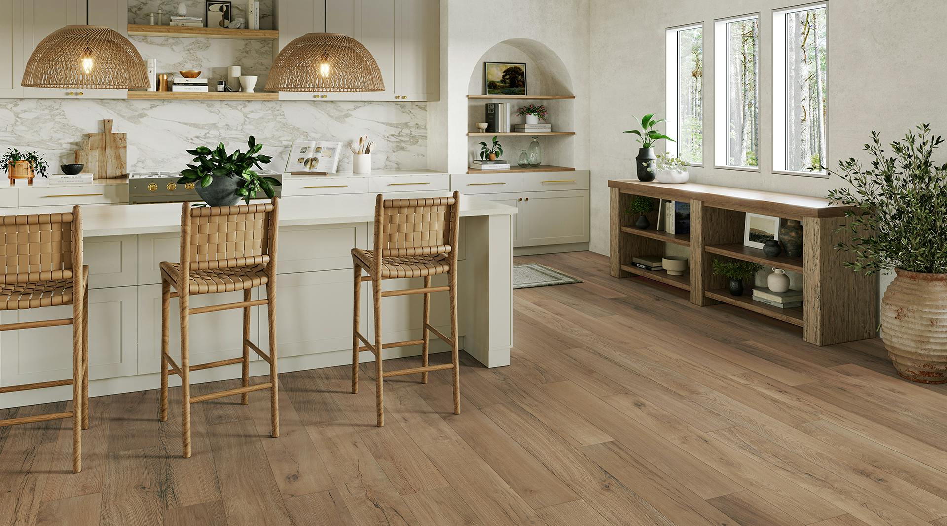 Laminate Plank Flooring Affordable Elegance for Your Space