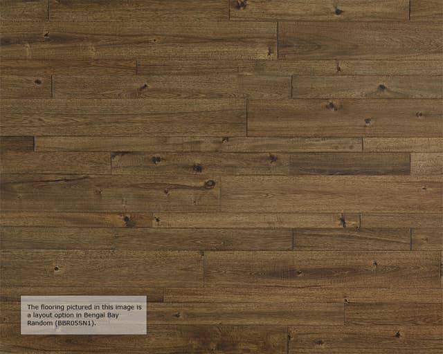 Hardwood Handcrafted Bengal Bay Saffron BBP05SN1