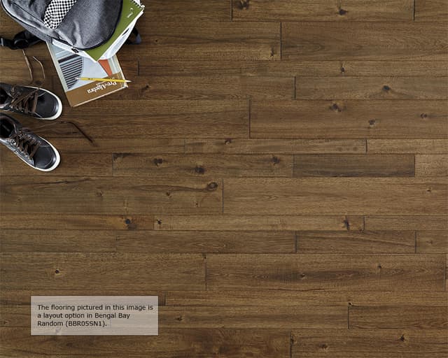 Hardwood Handcrafted Bengal Bay Saffron BBP05SN1