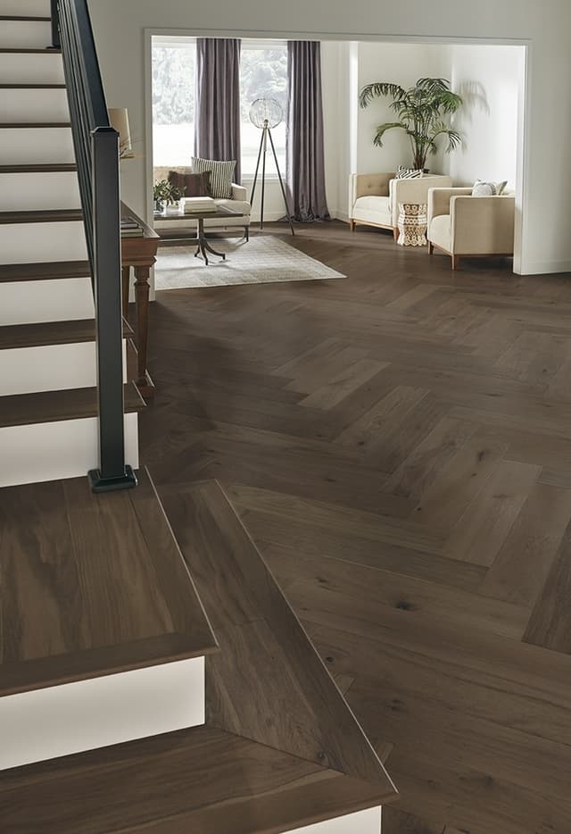 Hardwood Rustics Park City Herringbone Olympic HPLS37OLYF1