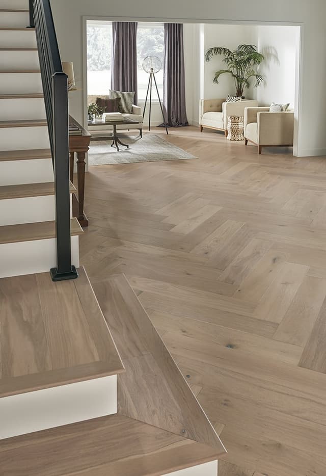 Hardwood Rustics Park City Herringbone Summit HPLS37SUMF1
