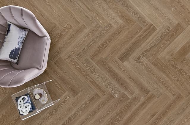 Hardwood Rustics Park City Herringbone Sundance HPLS37SUDF1