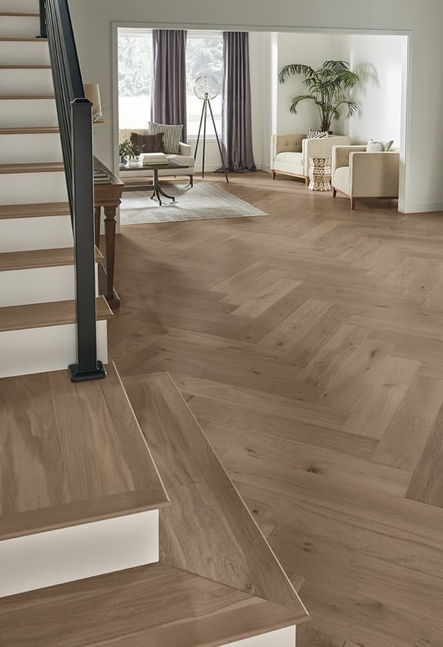 Hardwood Rustics Park City Herringbone Sundance HPLS37SUDF1