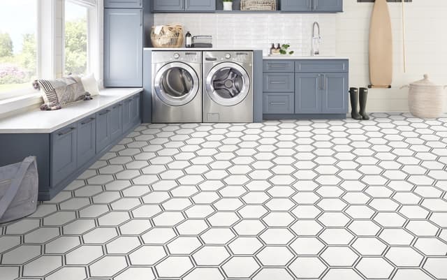 Luxury Vinyl Sheet Platinum Hexx Cauldron 130520