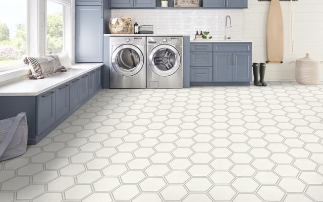 Luxury Vinyl Sheet Platinum Hexx Charm 130521